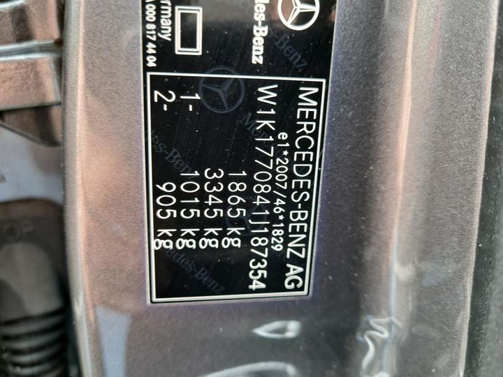 Photo 3 VIN: W1K1770841J187354 - MERCEDES-BENZ A-KLASSE 