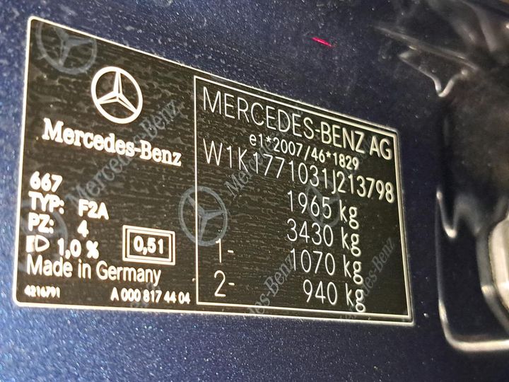 Photo 3 VIN: W1K1771031J213798 - MERCEDES-BENZ A-KLASSE 