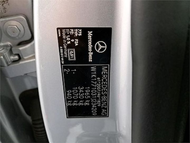 Photo 11 VIN: W1K1771031J234209 - MERCEDES-BENZ A-KLASSE 