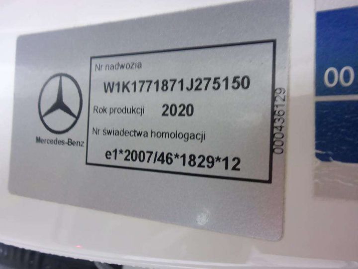 Photo 7 VIN: W1K1771871J275150 - MERCEDES-BENZ A KLASA 