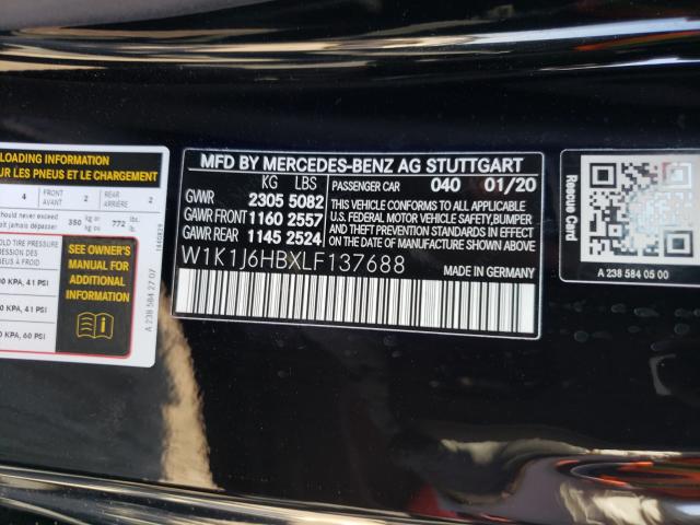 Photo 9 VIN: W1K1J6HBXLF137688 - MERCEDES-BENZ E 450 