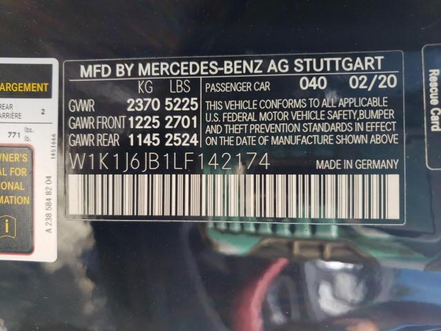 Photo 11 VIN: W1K1J6JB1LF142174 - MERCEDES-BENZ E 450 4MAT 