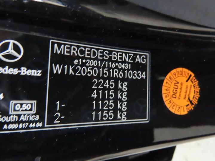 Photo 12 VIN: W1K2050151R610334 - MERCEDES-BENZ C 