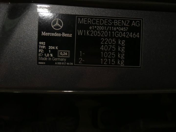 Photo 7 VIN: W1K2052011G042464 - MERCEDES-BENZ C BREAK 