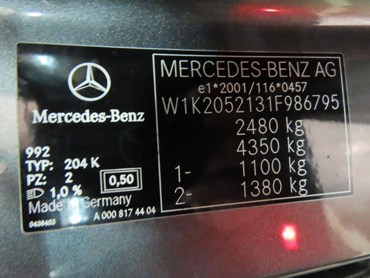 Photo 11 VIN: W1K2052131F986795 - MERCEDES-BENZ C 