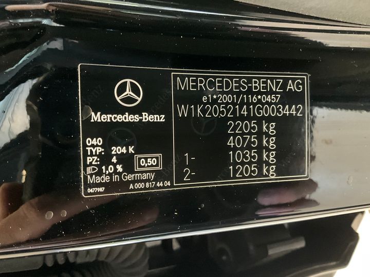 Photo 16 VIN: W1K2052141G003442 - MERCEDES-BENZ C-CLASS 