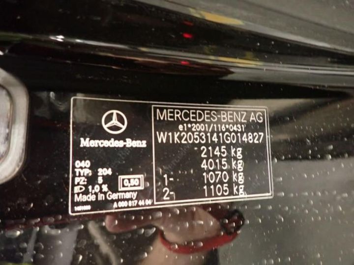 Photo 16 VIN: W1K2053141G014827 - MERCEDES-BENZ CLASSE C 