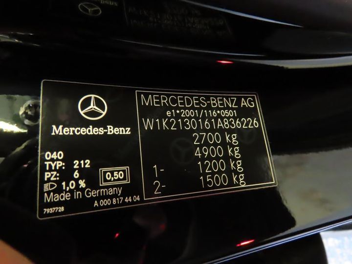 Photo 9 VIN: W1K2130161A836226 - MERCEDES-BENZ E 