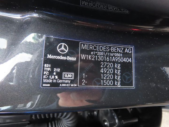 Photo 11 VIN: W1K2130161A950404 - MERCEDES-BENZ E 