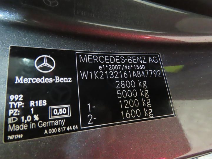 Photo 11 VIN: W1K2132161A847792 - MERCEDES-BENZ E 