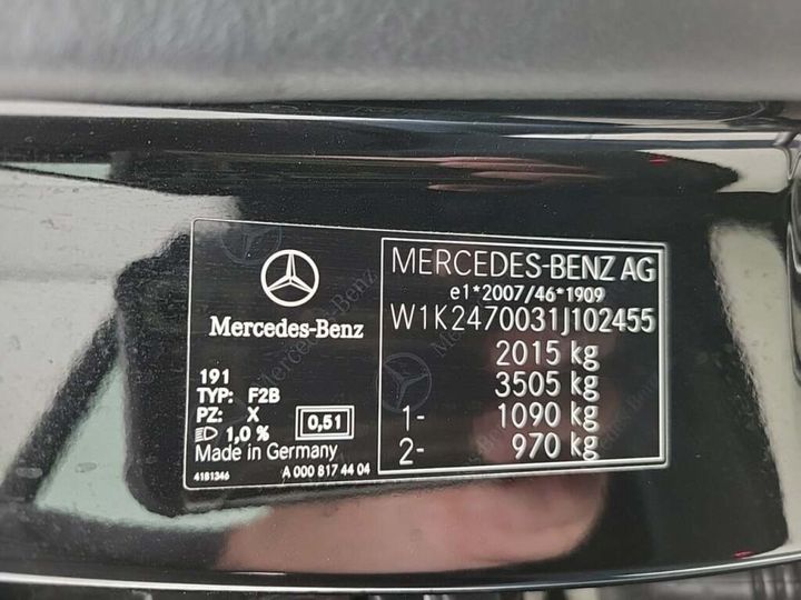 Photo 28 VIN: W1K2470031J102455 - MERCEDES-BENZ B-KLASSE 