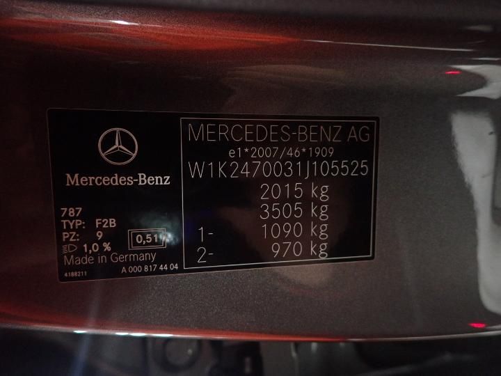 Photo 12 VIN: W1K2470031J105525 - MERCEDES-BENZ CLASSE B 