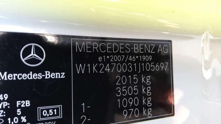 Photo 12 VIN: W1K2470031J105697 - MERCEDES-BENZ CLASE B 