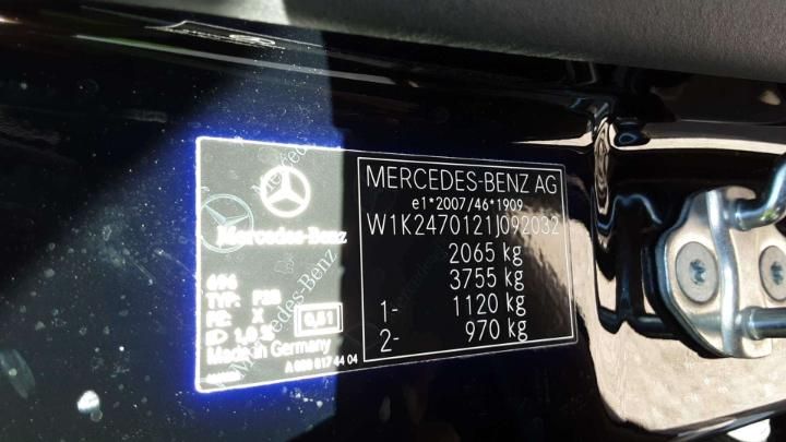 Photo 8 VIN: W1K2470121J092032 - MERCEDES-BENZ CLASE B 