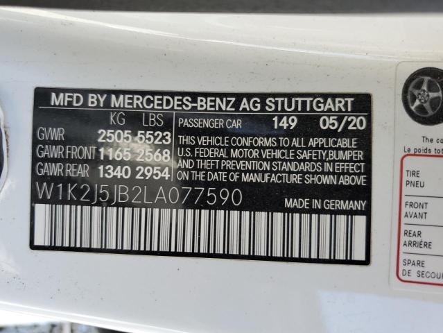 Photo 11 VIN: W1K2J5JB2LA077590 - MERCEDES-BENZ CLS CLASS 