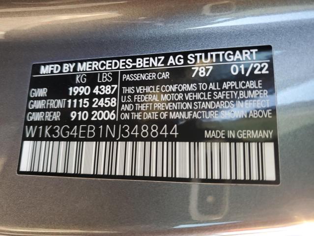 Photo 12 VIN: W1K3G4EB1NJ348844 - MERCEDES-BENZ A 220 