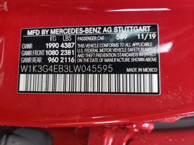 Photo 11 VIN: W1K3G4EB3LW045595 - MERCEDES-BENZ A 220 