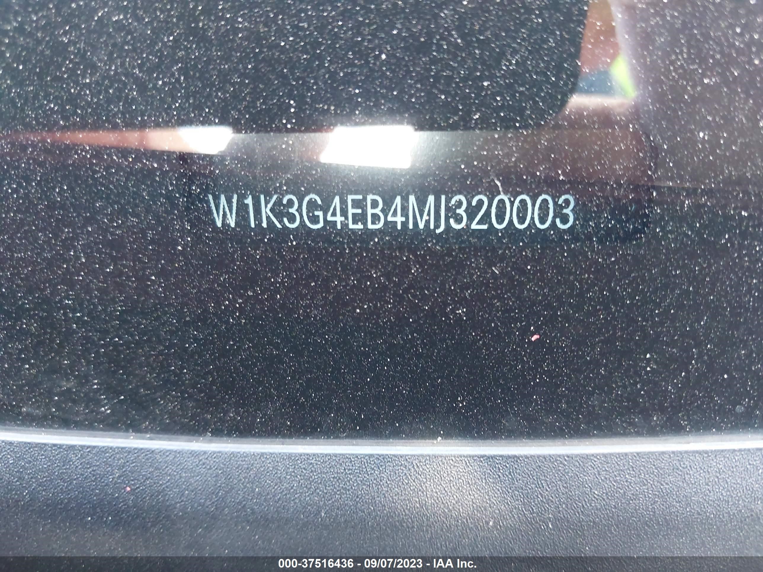 Photo 8 VIN: W1K3G4EB4MJ320003 - MERCEDES-BENZ A-KLASSE 