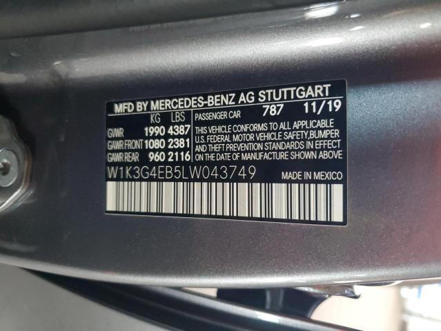 Photo 11 VIN: W1K3G4EB5LW043749 - MERCEDES-BENZ A 220 