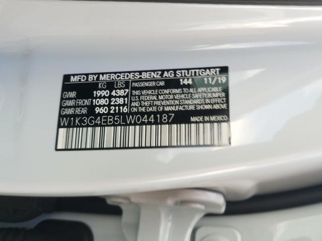 Photo 9 VIN: W1K3G4EB5LW044187 - MERCEDES-BENZ A 220 4MAT 