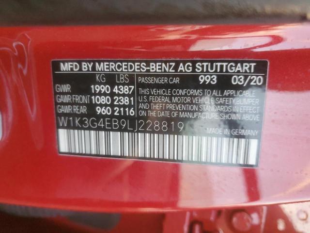 Photo 12 VIN: W1K3G4EB9LJ228819 - MERCEDES-BENZ A 220 