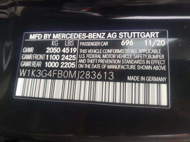 Photo 9 VIN: W1K3G4FB0MJ283613 - MERCEDES-BENZ A 220 4MAT 