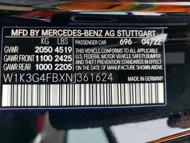 Photo 11 VIN: W1K3G4FBXNJ361624 - MERCEDES-BENZ A 220 4MAT 