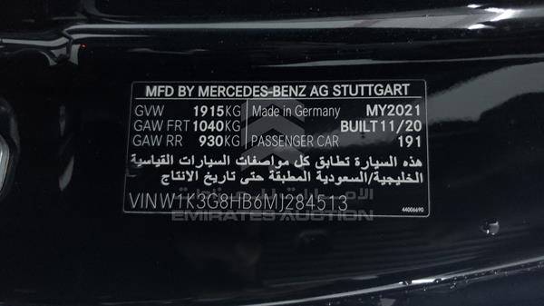 Photo 2 VIN: W1K3G8HB6MJ284513 - MERCEDES-BENZ A 200 