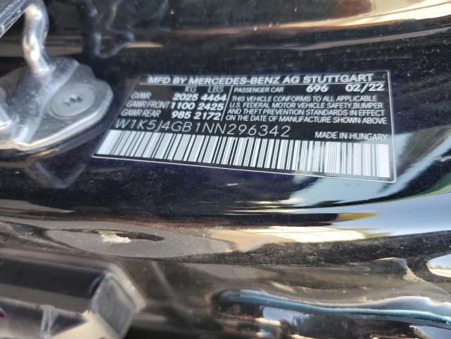 Photo 11 VIN: W1K5J4GB1NN296342 - MERCEDES-BENZ CLA 250 