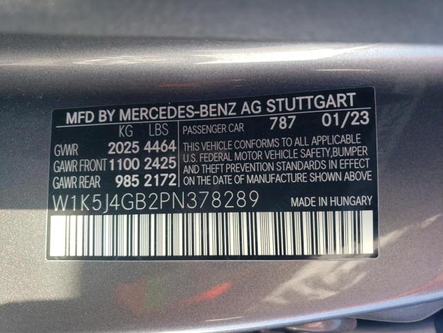 Photo 11 VIN: W1K5J4GB2PN378289 - MERCEDES-BENZ CLA-CLASS 