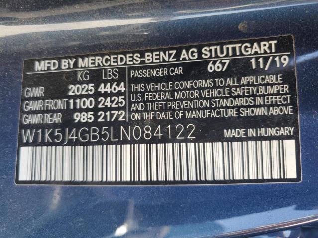 Photo 12 VIN: W1K5J4GB5LN084122 - MERCEDES-BENZ CLA 250 