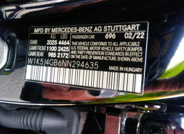 Photo 8 VIN: W1K5J4GB6NN294635 - MERCEDES-BENZ CLA 