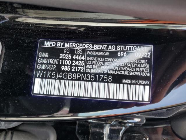 Photo 12 VIN: W1K5J4GB8PN351758 - MERCEDES-BENZ CLA 250 