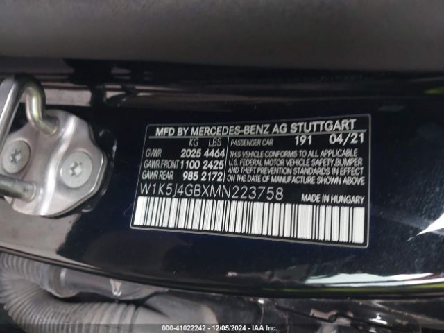 Photo 8 VIN: W1K5J4GBXMN223758 - MERCEDES-BENZ CLA-CLASS 