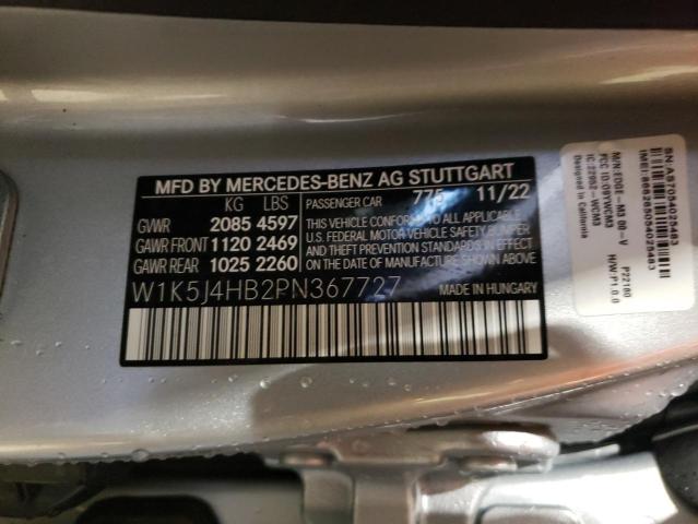 Photo 11 VIN: W1K5J4HB2PN367727 - MERCEDES-BENZ CLA 