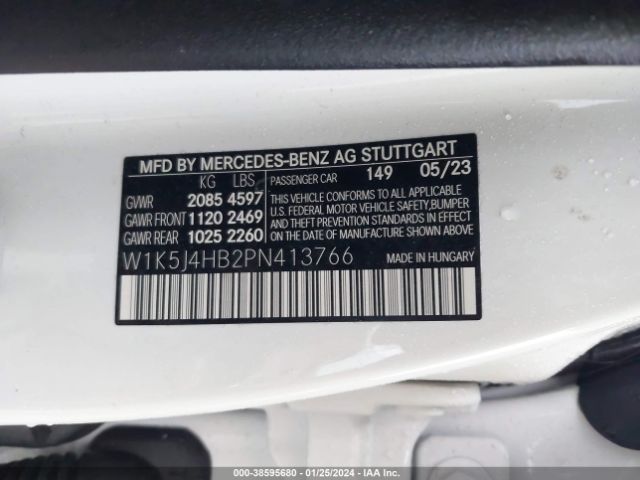 Photo 8 VIN: W1K5J4HB2PN413766 - MERCEDES-BENZ CLA 250 COUPE 