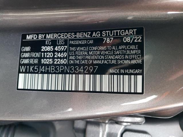 Photo 12 VIN: W1K5J4HB3PN334297 - MERCEDES-BENZ CLA-CLASS 