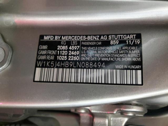 Photo 11 VIN: W1K5J4HB9LN088494 - MERCEDES-BENZ CLA 250 4M 