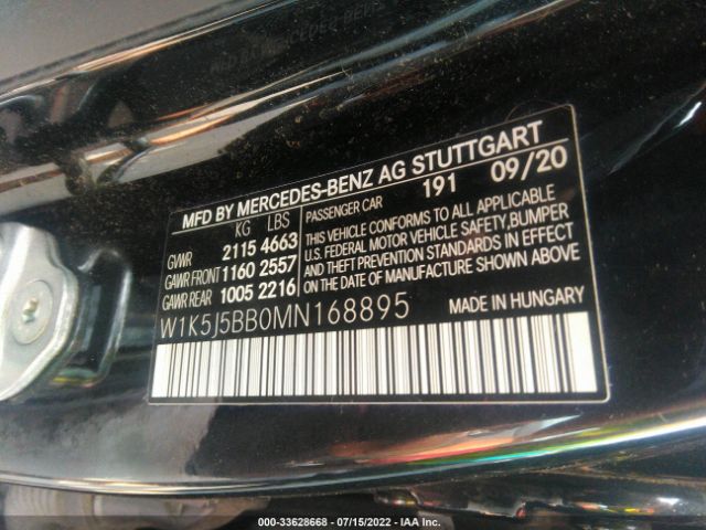 Photo 8 VIN: W1K5J5BB0MN168895 - MERCEDES-BENZ CLA 