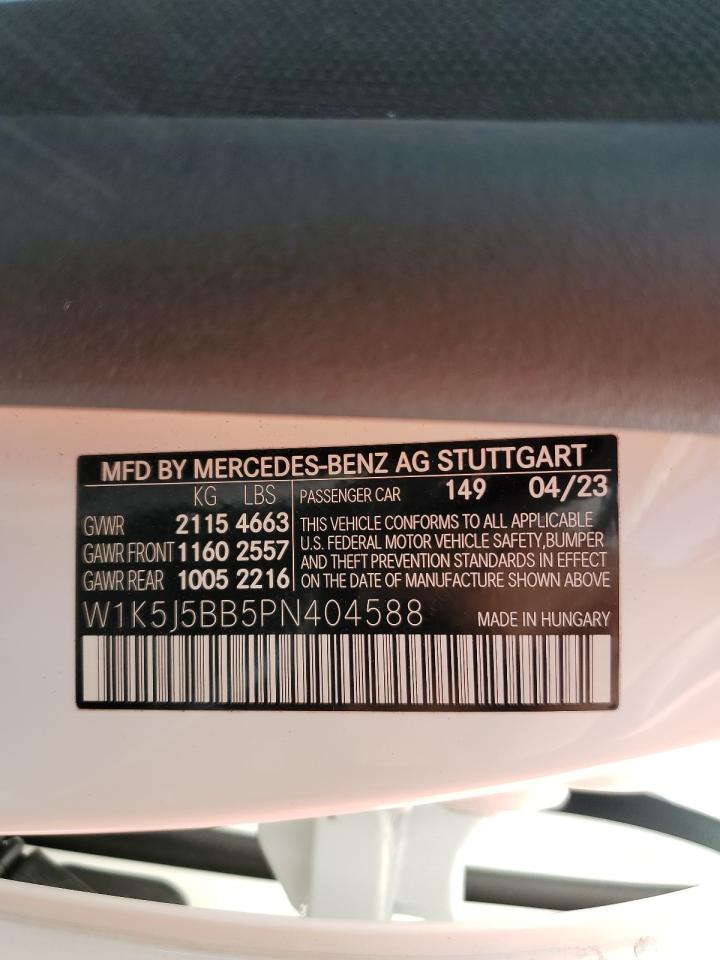 Photo 11 VIN: W1K5J5BB5PN404588 - MERCEDES-BENZ CLA-KLASSE 