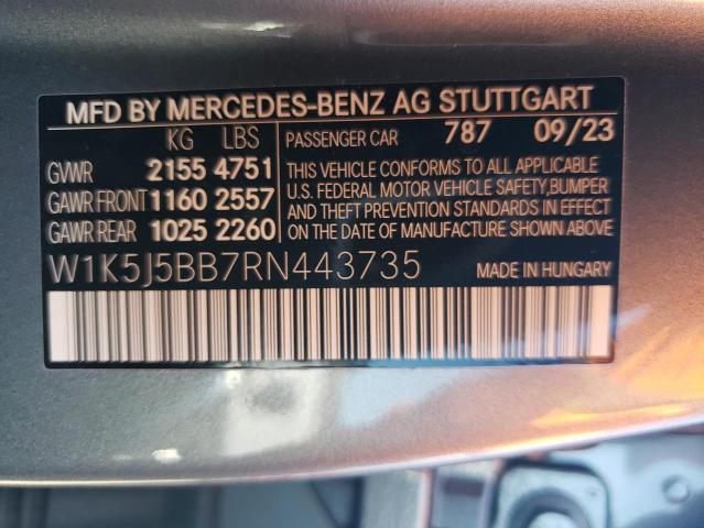 Photo 11 VIN: W1K5J5BB7RN443735 - MERCEDES-BENZ CLA-CLASS 