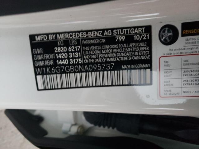 Photo 9 VIN: W1K6G7GB0NA095737 - MERCEDES-BENZ S 580 4MAT 