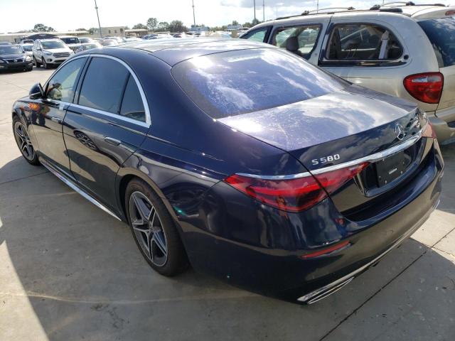 Photo 2 VIN: W1K6G7GB2NA128673 - MERCEDES-BENZ S 580 4MAT 