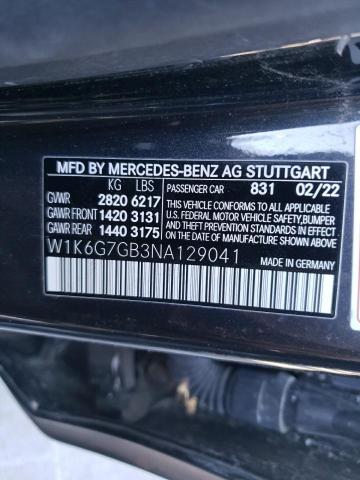 Photo 11 VIN: W1K6G7GB3NA129041 - MERCEDES-BENZ S-CLASS 