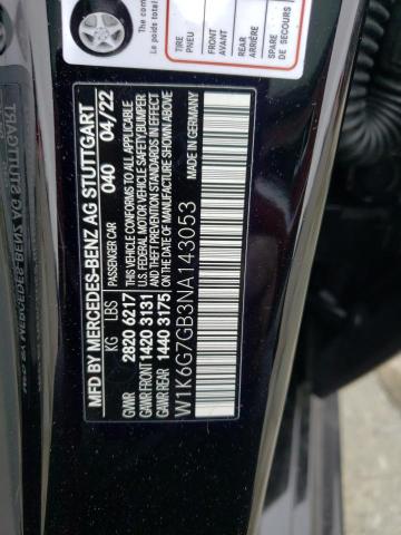 Photo 11 VIN: W1K6G7GB3NA143053 - MERCEDES-BENZ S 580 4MAT 