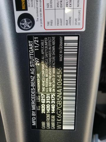 Photo 11 VIN: W1K6G7GB5NA106456 - MERCEDES-BENZ S 580 4MAT 