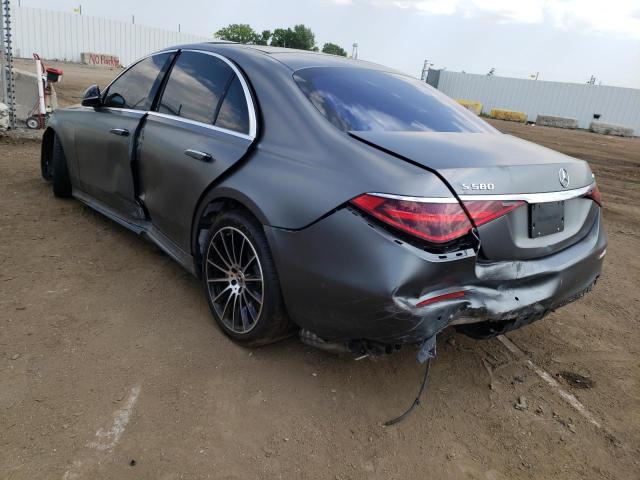 Photo 2 VIN: W1K6G7GB5NA106490 - MERCEDES-BENZ S 580 4MAT 