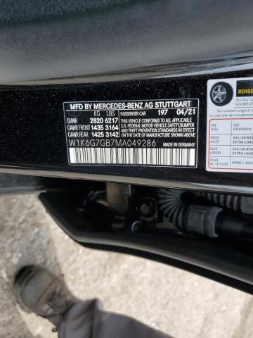 Photo 9 VIN: W1K6G7GB7MA049286 - MERCEDES-BENZ S 580 4MAT 