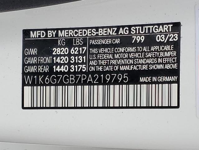 Photo 11 VIN: W1K6G7GB7PA219795 - MERCEDES-BENZ S 580 4MAT 