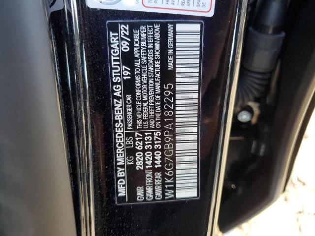 Photo 11 VIN: W1K6G7GB9PA182295 - MERCEDES-BENZ S-CLASS 